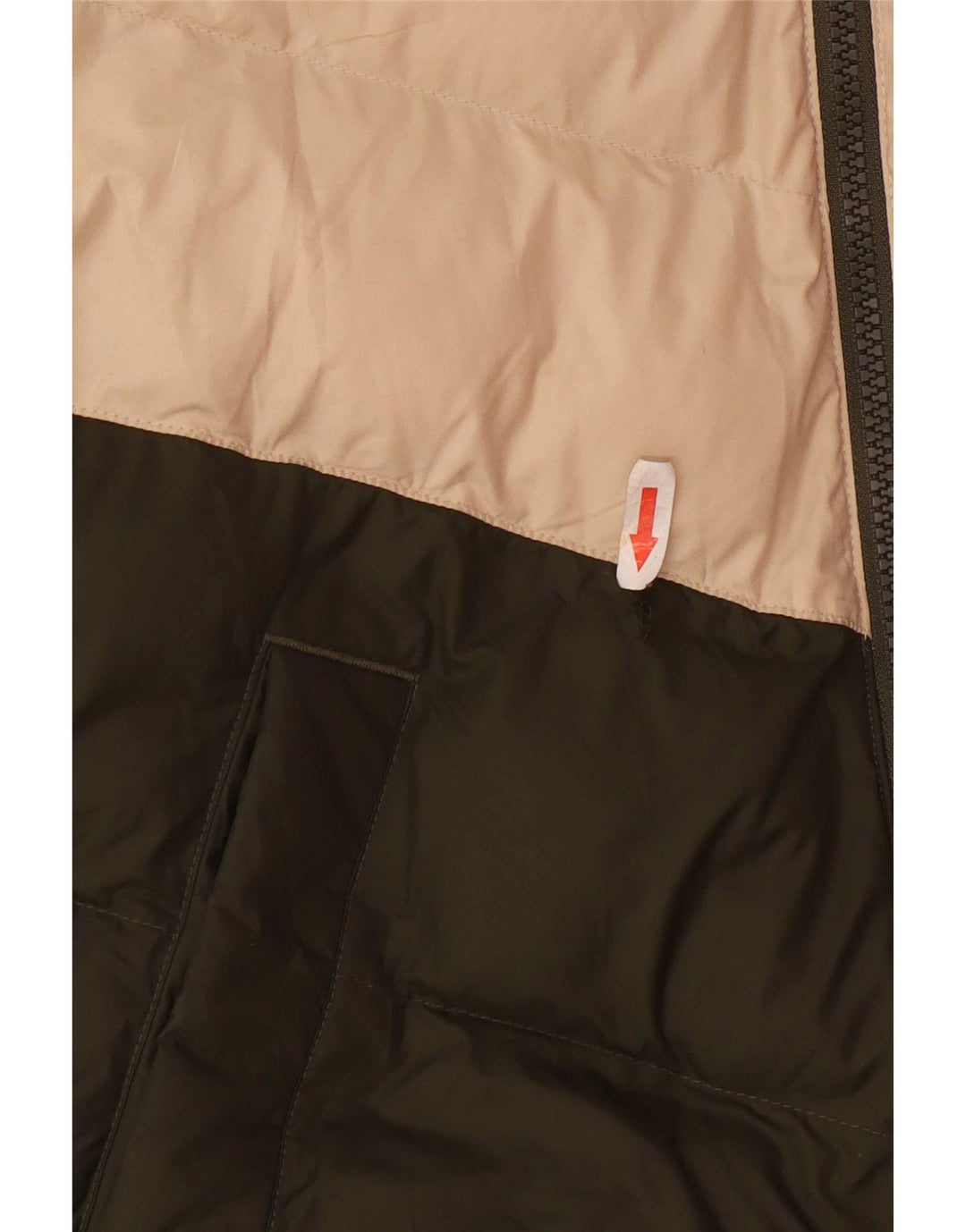 Nike Wattierte Jacke mit Kapuze für Jungen, 12–13 Jahre, Größe L, Grün, Farbblock