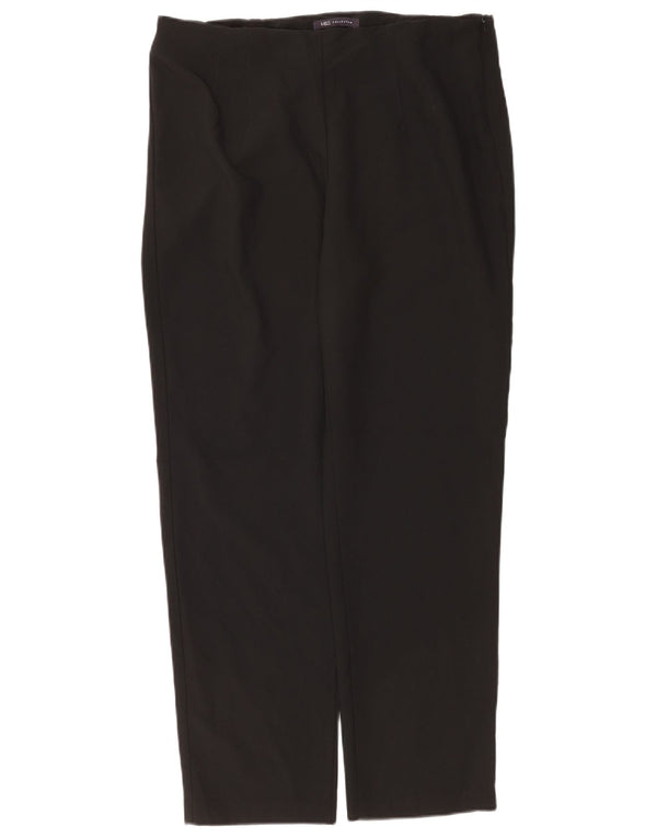 Marks & Spencer Damen Gerade Freizeithose UK 16 Large W36 L30 Schwarz
