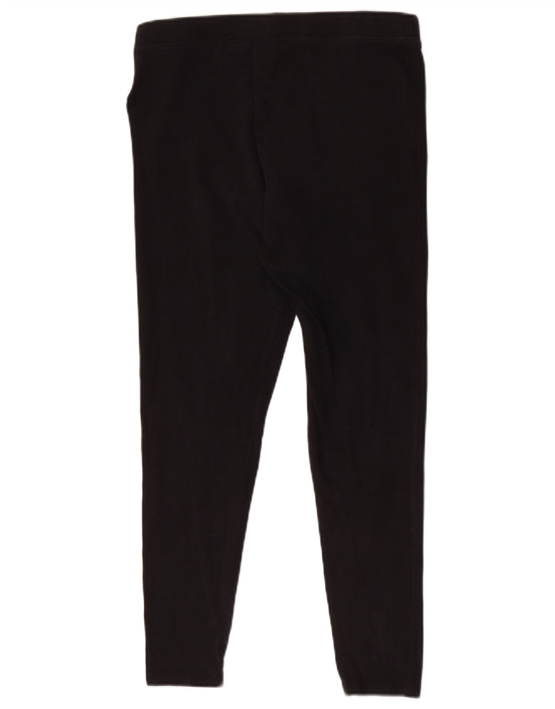 Marks & Spencer Damen Crop Leggings UK 12 Mittelschwarze Baumwolle