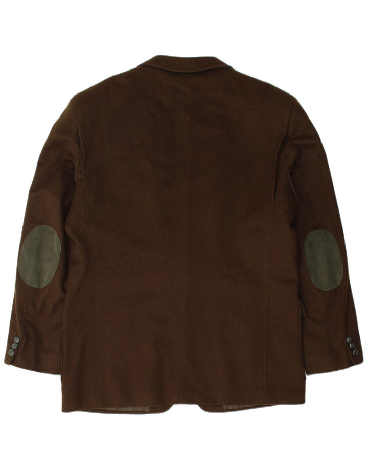 Steinbock Herren-Blazer mit 2 Knöpfen, EU 54, 2XL, Khaki, Schurwolle