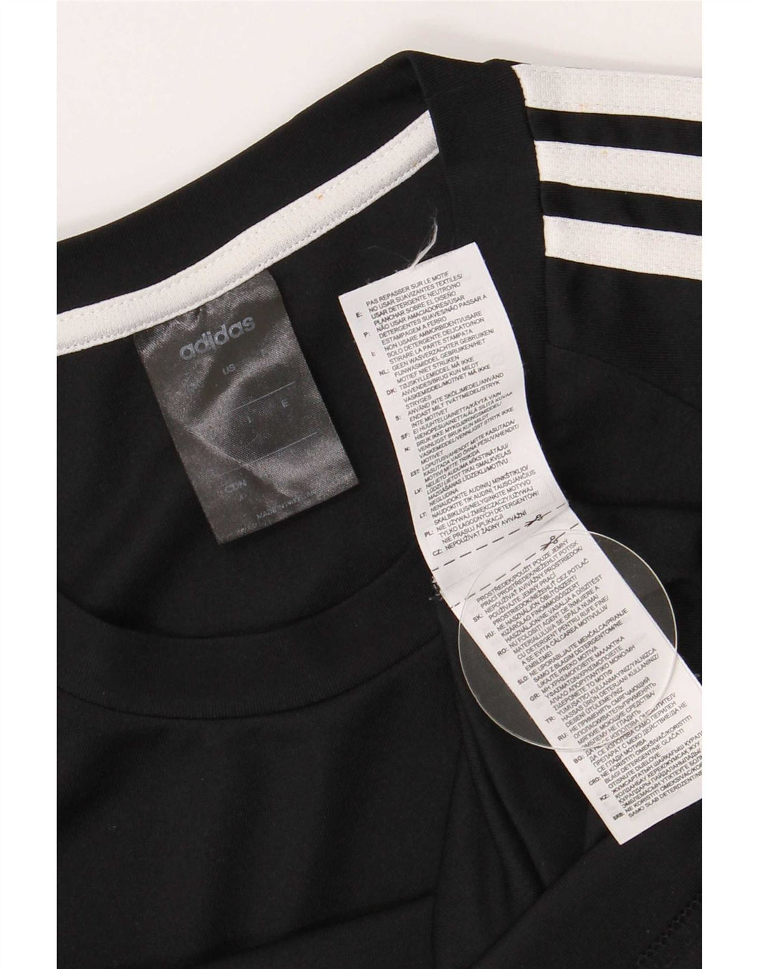 Adidas Herren Climalite T-Shirt Top Small Schwarz Polyester
