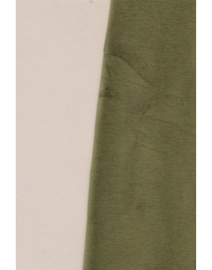 Nike Herren-Sweatshirt mit Reißverschluss, XL, grüne Baumwolle