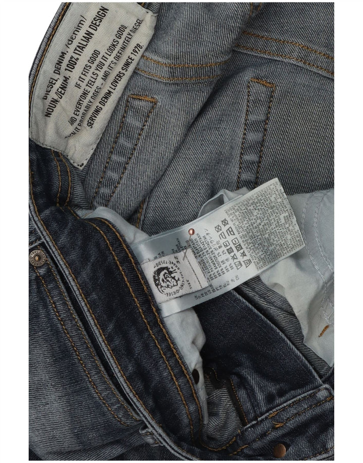 Diesel Herren Distressed Slim Jeans W32 L32 Blaue Baumwolle