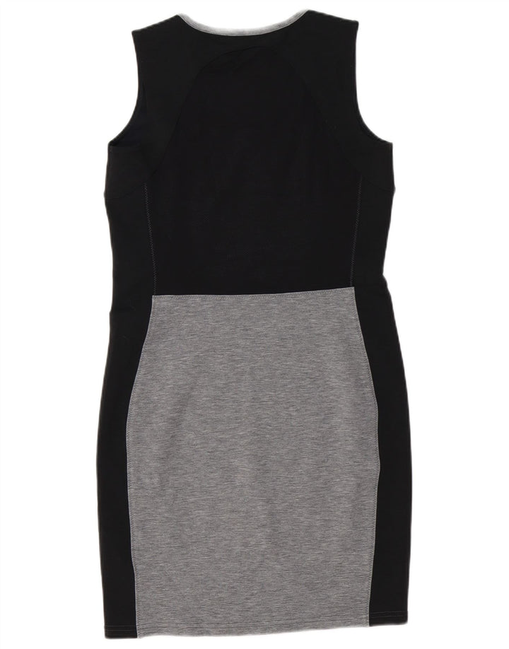 Athleta Damen Etuikleid UK 10 Small Schwarz Colourblock Polyester