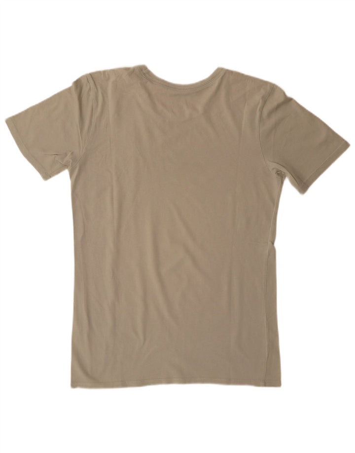 Jordan Herren T-Shirt Top Small Khaki Baumwolle