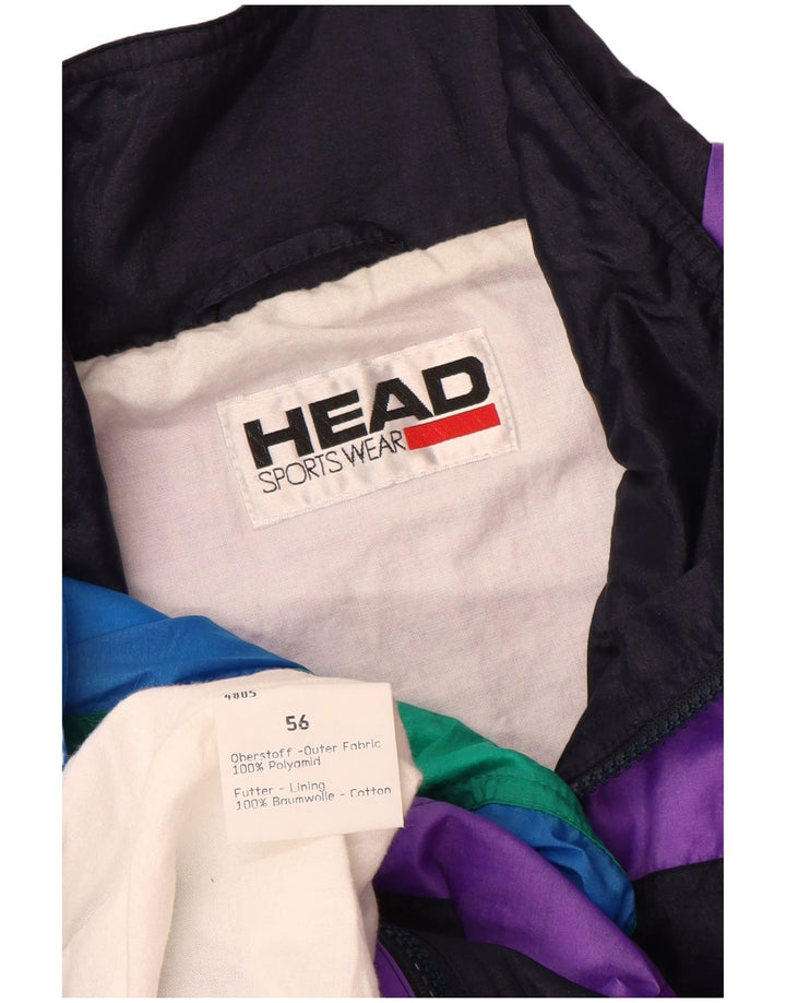 HEAD Herren-Trainingsanzug-Oberteiljacke IT 56 2XL Mehrfarbiger Farbblock