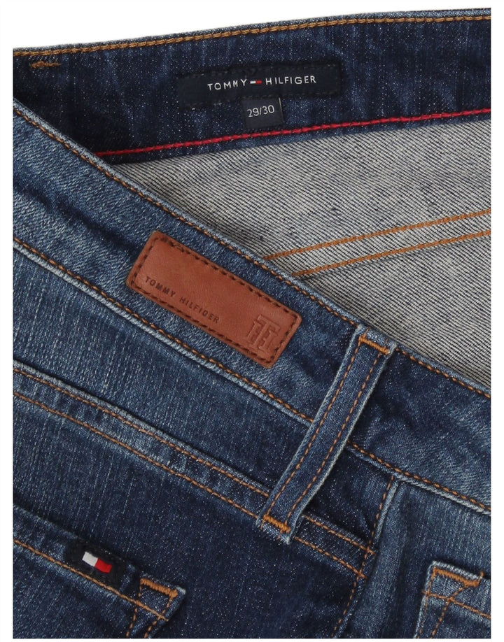 Tommy Hilfiger Damen Slim Jeans W29 L30 Blaue Baumwolle