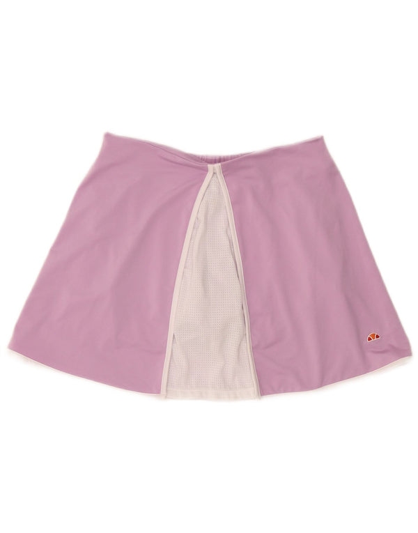 Ellesse Damen Tennisrock UK 18 XL Lila Colourblock Polyester