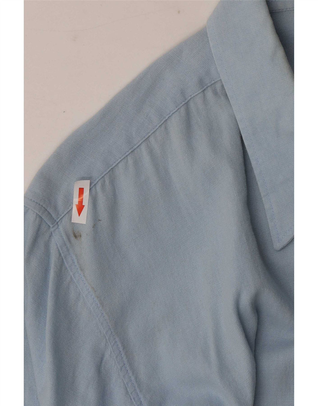 Lee Herren Kurzarmhemd XL Blau Baumwolle