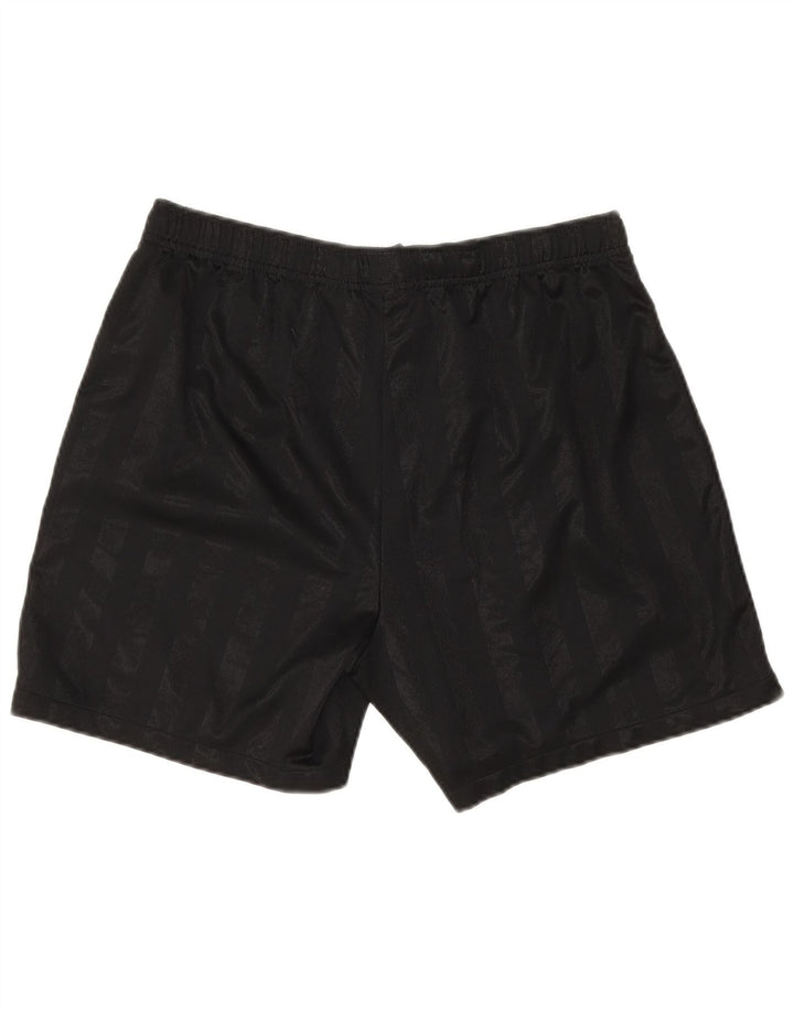 Nike Herren-Sportshorts, mittelgroß, schwarz gestreift, Polyester
