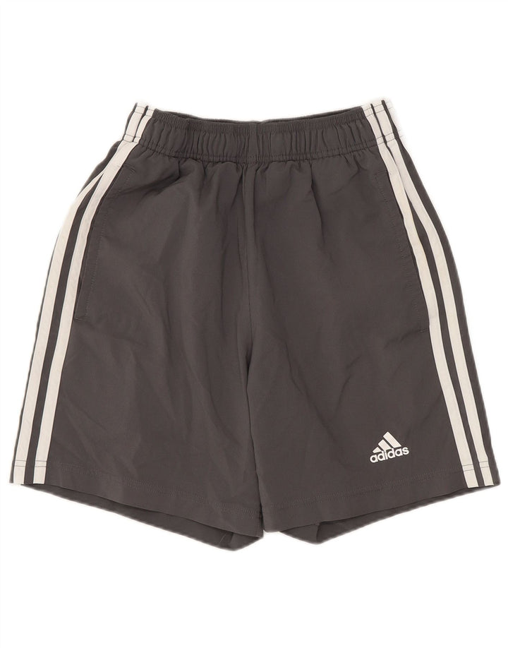 ADIDAS Sportshorts für Jungen, 9–10 Jahre, XS, graues Polyester