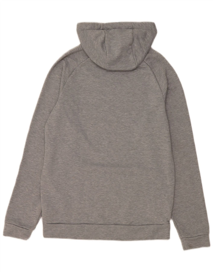 Nike Herren Dri Fit Graphic Kapuzenpullover, klein, grau geflecktes Polyester