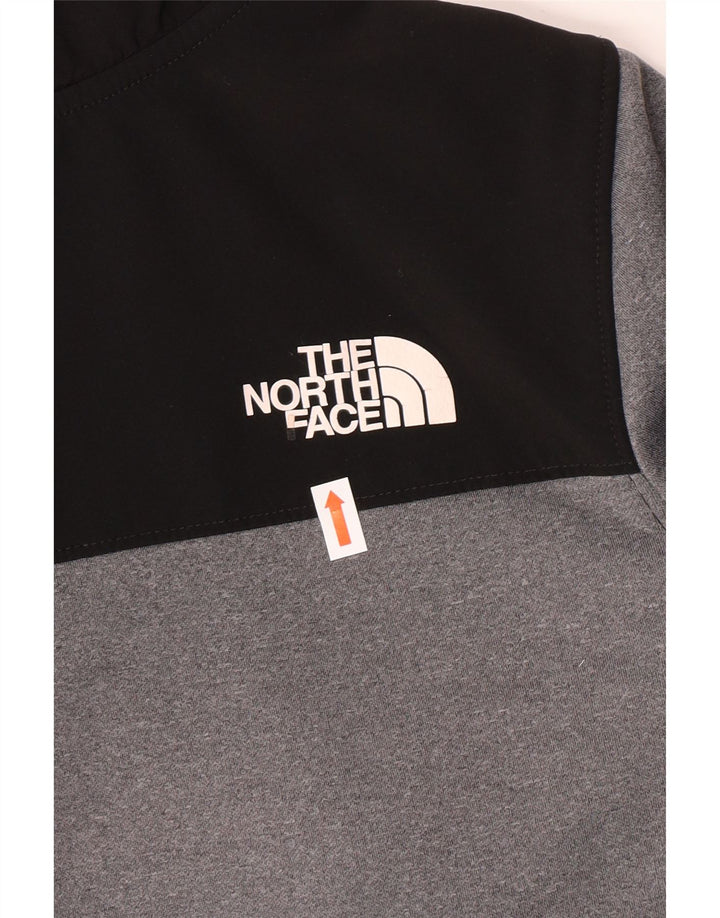 THE NORTH FACE Kapuzenpullover mit Reißverschluss für Jungen, 14–15 Jahre, XL, Grau, Farbblock