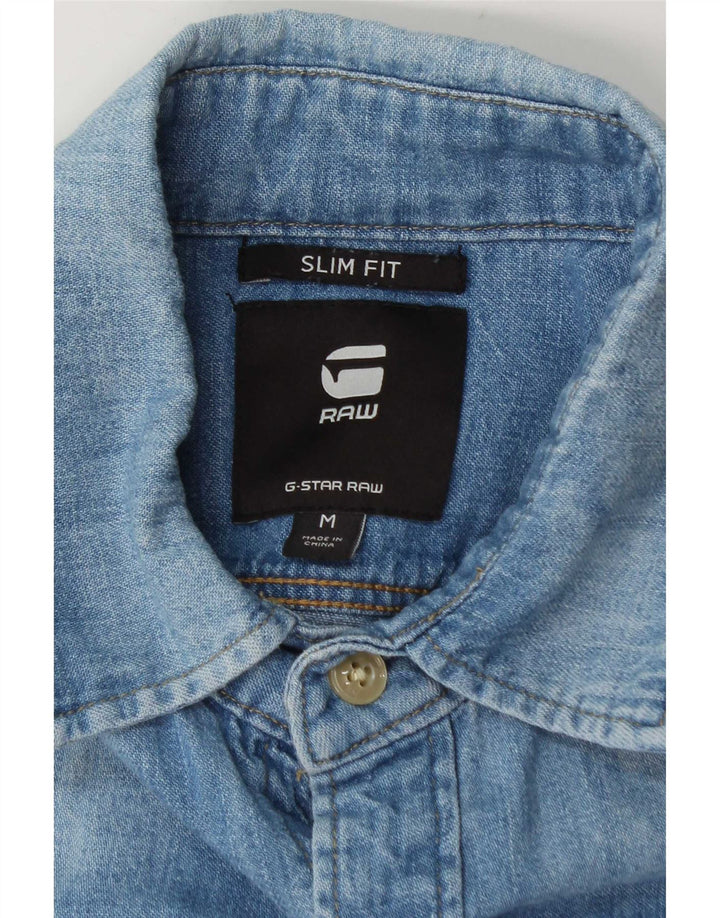 G-Star Herren Slim Fit Jeanshemd Mittelblau