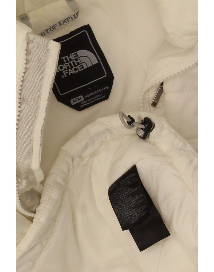 The North Face Damen Wattierte Weste UK 14 Mittelweißes Polyester