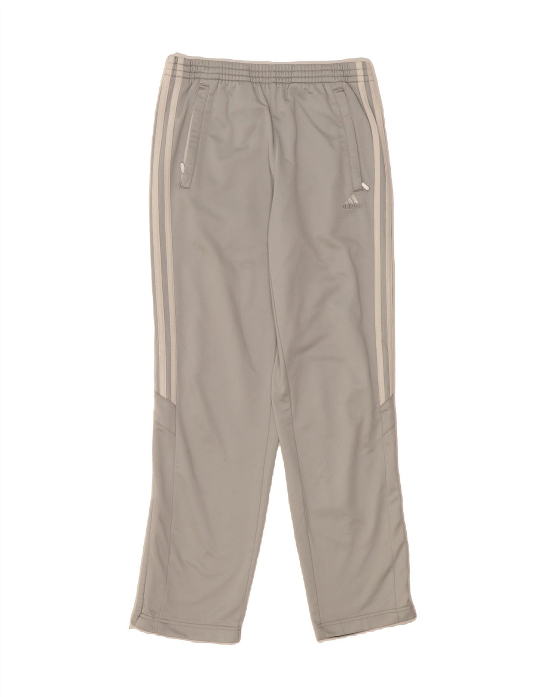 ADIDAS Boys Tracksuit Trousers 11-12 Years  Grey Polyester Vintage Adidas and Second-Hand Adidas from Messina Hembry 