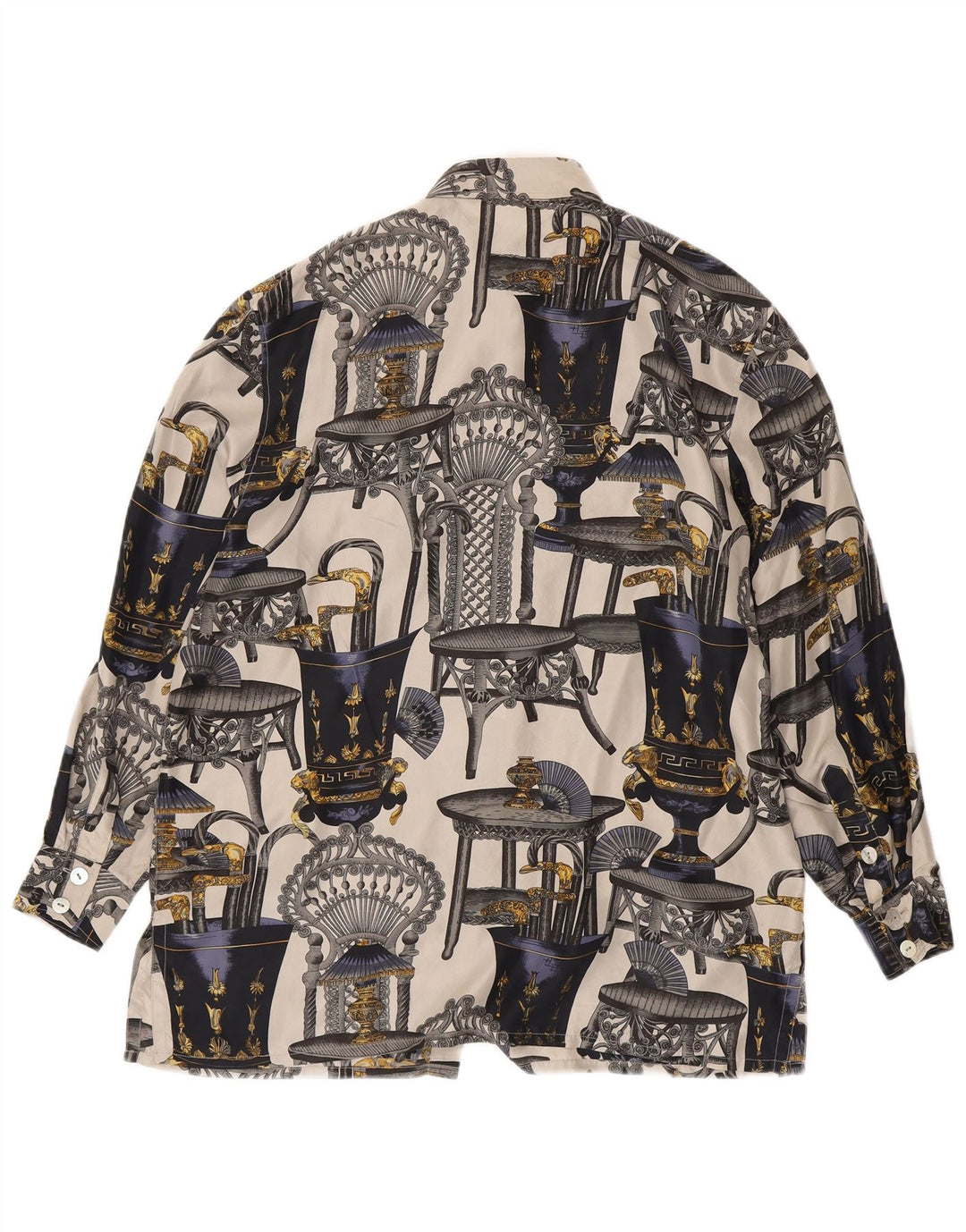 Nadine H Damen-Hemdbluse mit abstraktem Muster, Größe 40, mehrfarbig