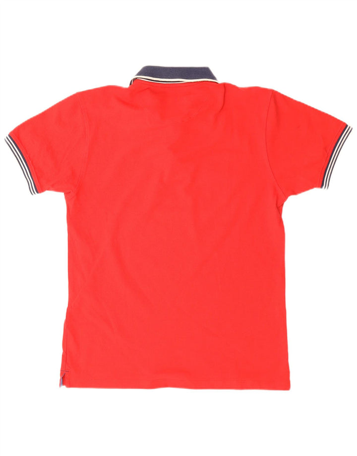 HENRI LLOYD Herren-Poloshirt, große rote Baumwolle