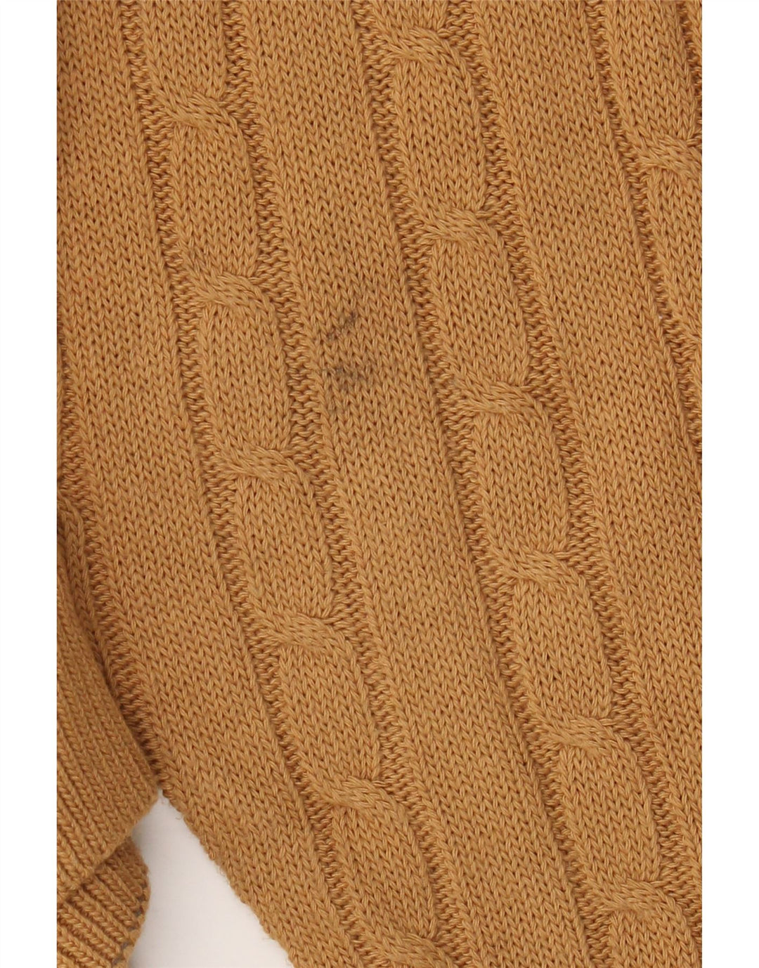 Herman Herren-Pullover mit V-Ausschnitt, XL, braune Baumwolle