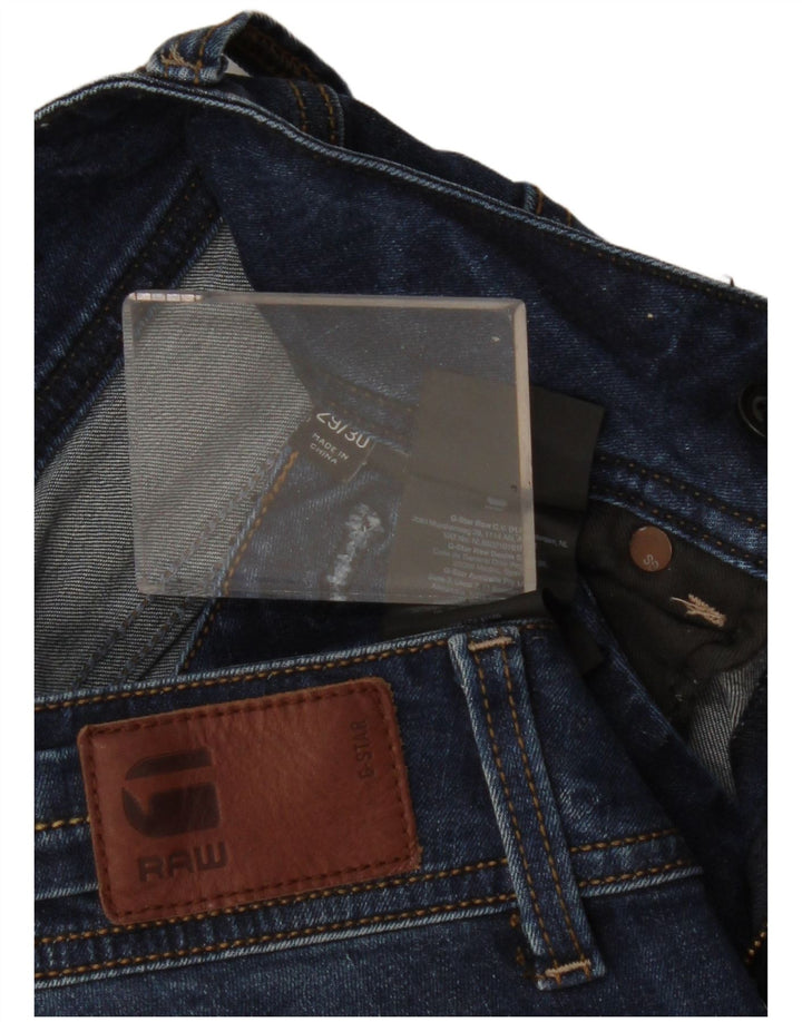 G-Star Damen Midge Straight Jeans W29 L30 Marineblau