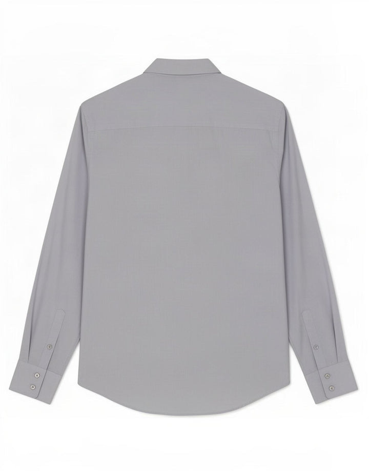 Calvin Klein Herren Slim Fit Hemd Large Grau