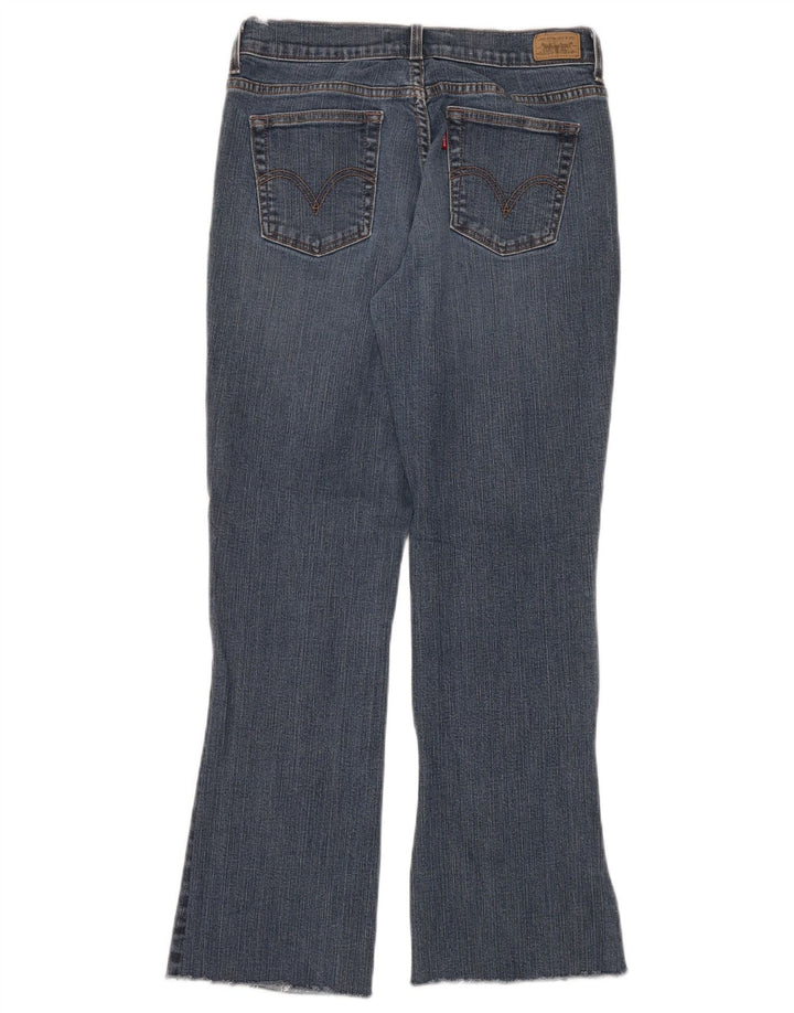 Levi's Damen 515 Bootcut Jeans US 8 Medium W28 L30 Blaue Baumwolle