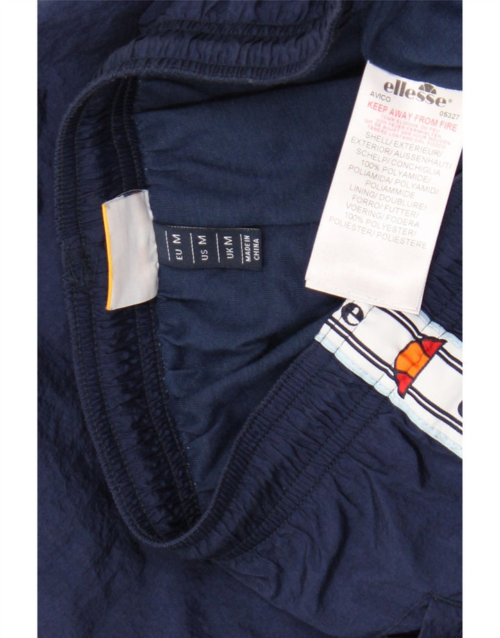 Ellesse Herren-Trainingshose, Jogginghose, mittleres Marineblau, Farbblock