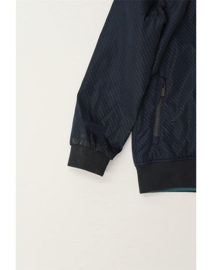 TED BAKER Girls Bomber Jacket 9-10 Years Navy Blue Spotted Polyester Vintage Ted Baker and Second-Hand Ted Baker from Messina Hembry 