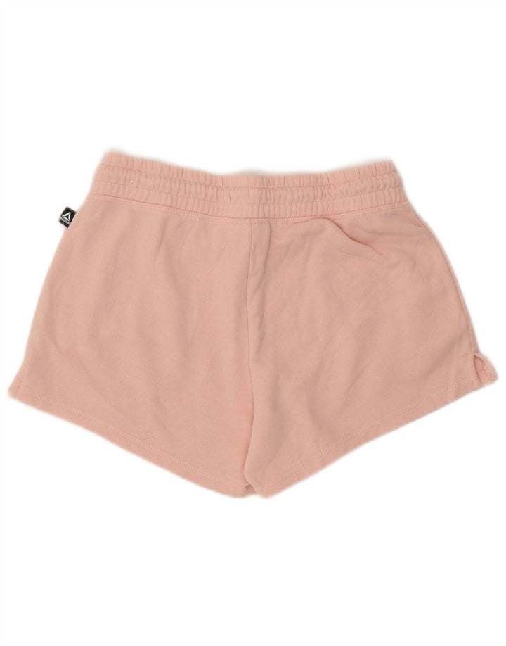 Reebok Damen Sportshorts UK 10 Small Rosa Baumwolle