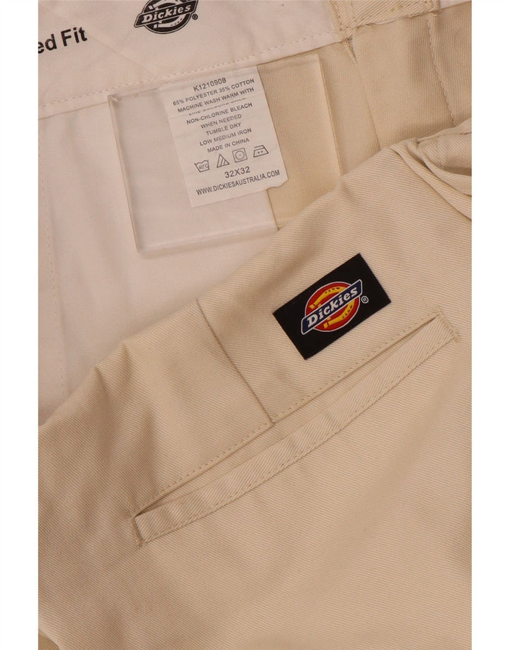 Dickies Gerade Herren-Chinohose W32 L28 Beige Polyester