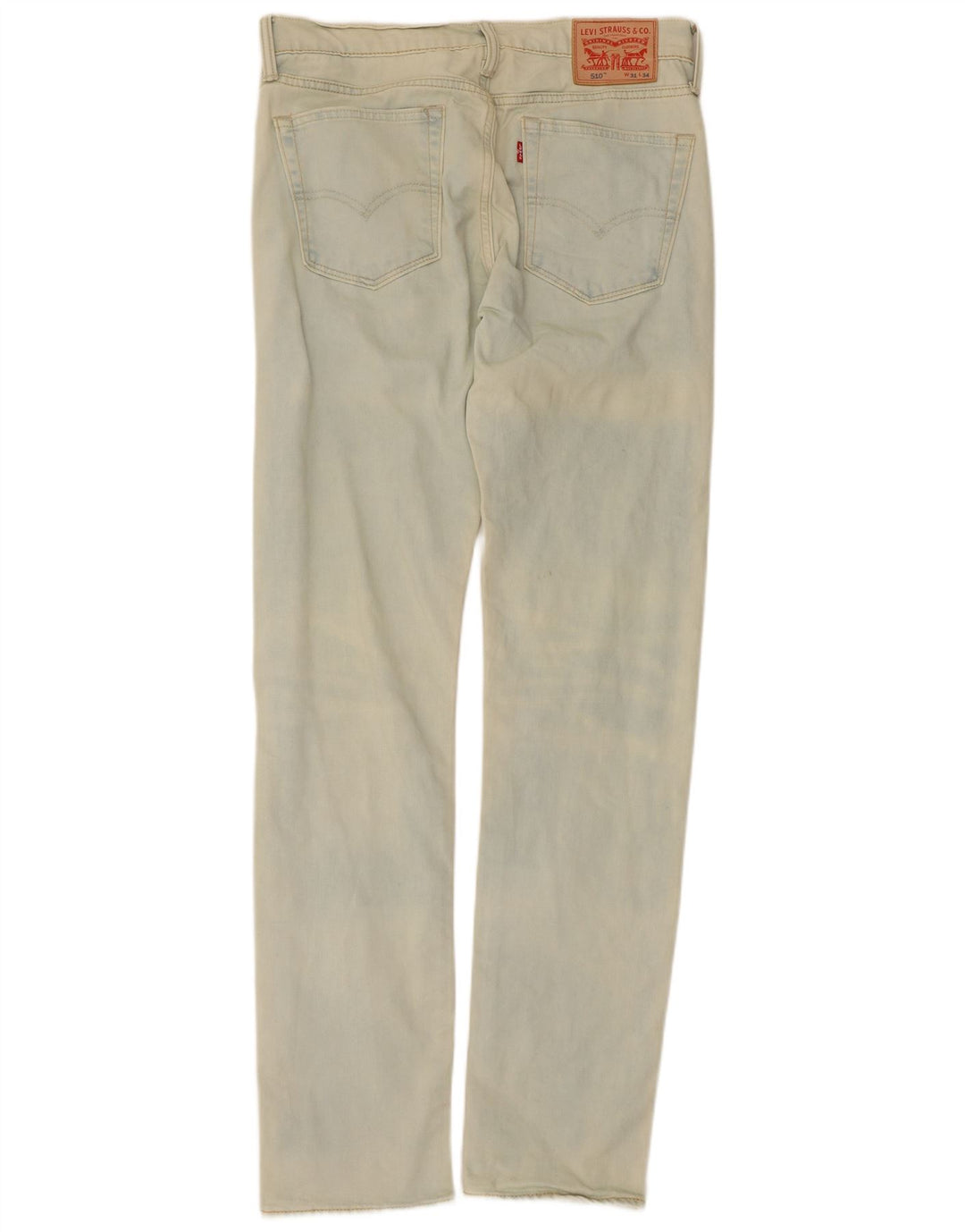 Levi's Damen 510 Skinny Jeans W31 L34 Blaue Baumwolle