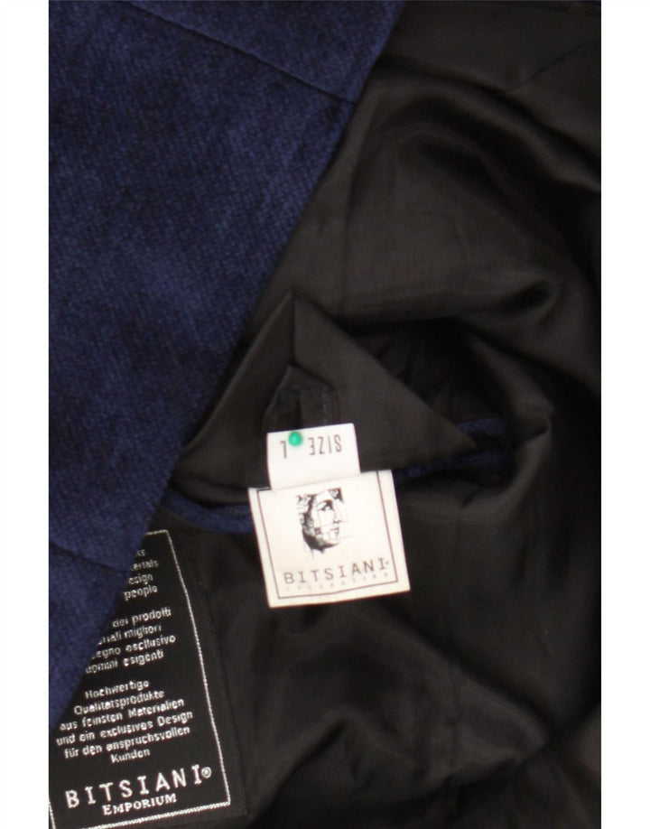 Vintage Herren 4-Knopf-Blazerjacke UK 40 Groß Marineblau