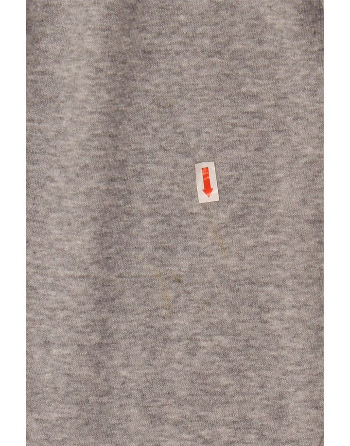 ADIDAS Damen Trainingshose Jogger UK 14 Mittelgraue Baumwolle