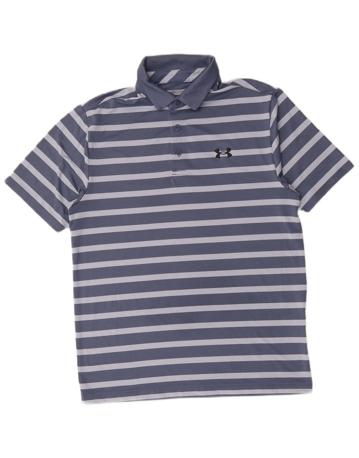 Under Armour Herren Poloshirt Mittelblau gestreift