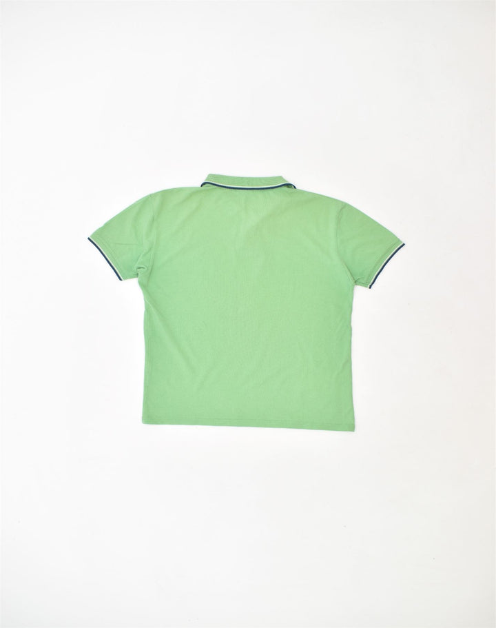 ASICS Womens Polo Shirt UK 10 Small Green Cotton | Vintage | Thrift | Second-Hand | Used Clothing | Messina Hembry 