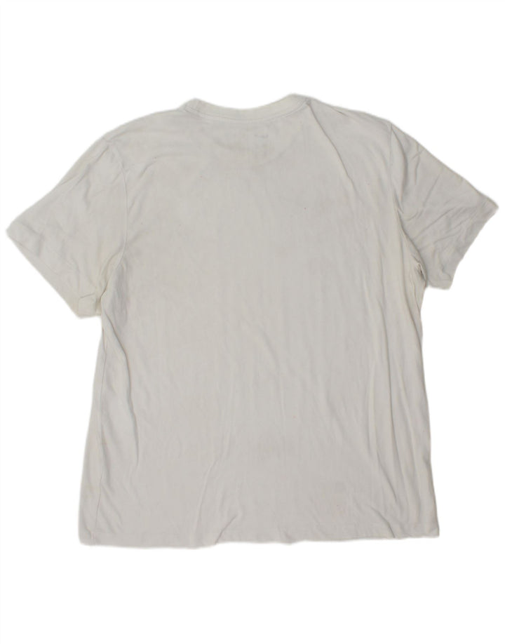 Nike Herren Dri Fit T-Shirt Top XL Weiß