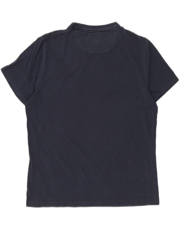 PENGUIN Mens T-Shirt Top XL Navy Blue Cotton Vintage Penguin and Second-Hand Penguin from Messina Hembry 