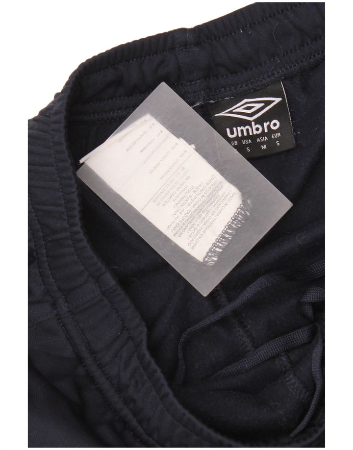 Umbro Herren-Trainingsanzug mit Grafik, Jogginghose, Größe S, Marineblau, Polyester