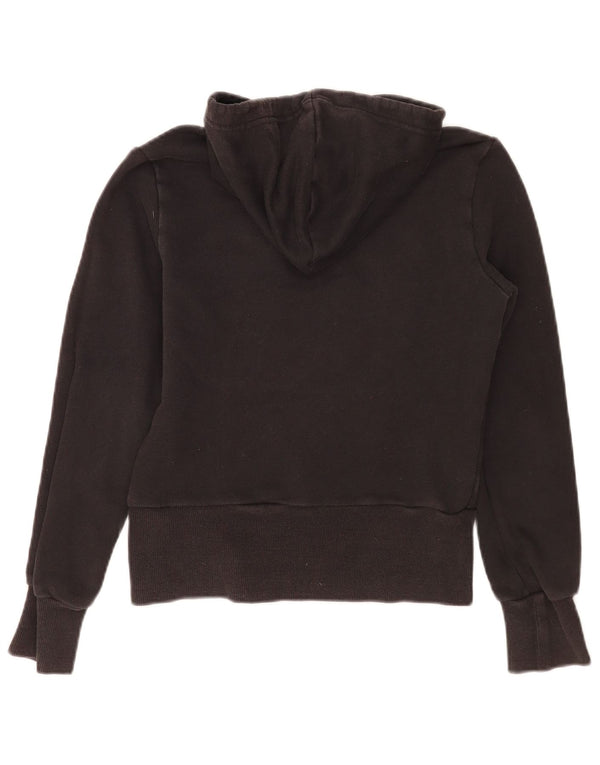 Adidas Damen Graphic Hoodie Pullover EU 36 Small Schwarz Baumwolle