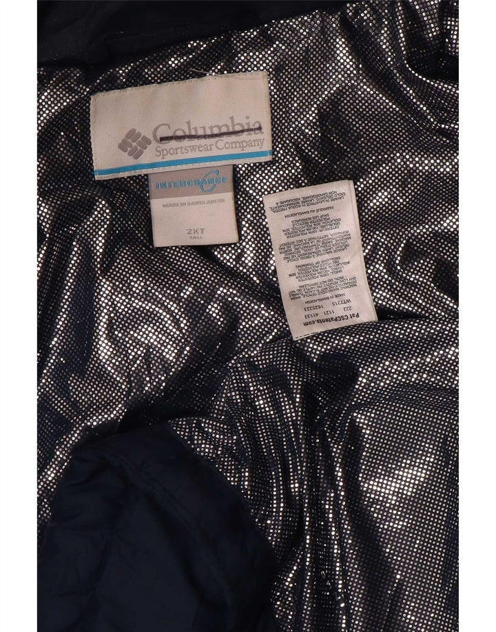 Columbia Mens Tall Wattierte Jacke UK 44 2XL Marineblau Polyester