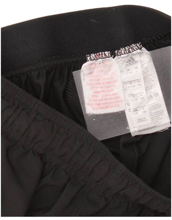Adidas Jungen Climalite Sportshorts 13–14 Jahre, schwarzes Polyester