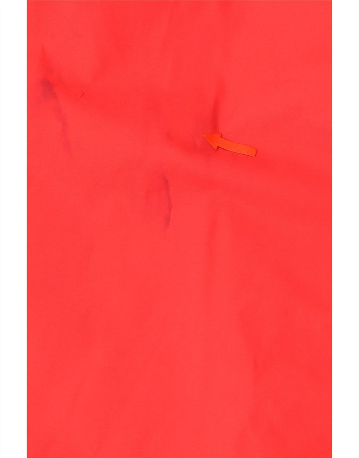 JACK WOLFSKIN Damen Regenjacke mit Kapuze UK 18/20 XL Rot Polyamid