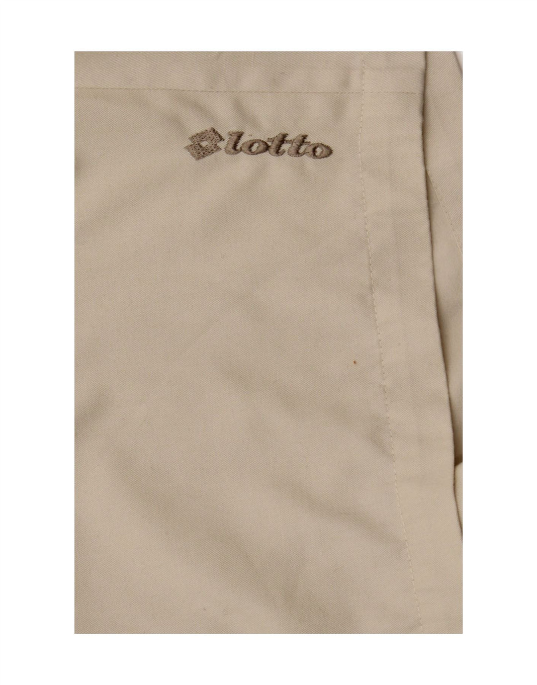 LOTTO Mens Pegged Chino Shorts W34 Large Beige Vintage Lotto and Second-Hand Lotto from Messina Hembry 