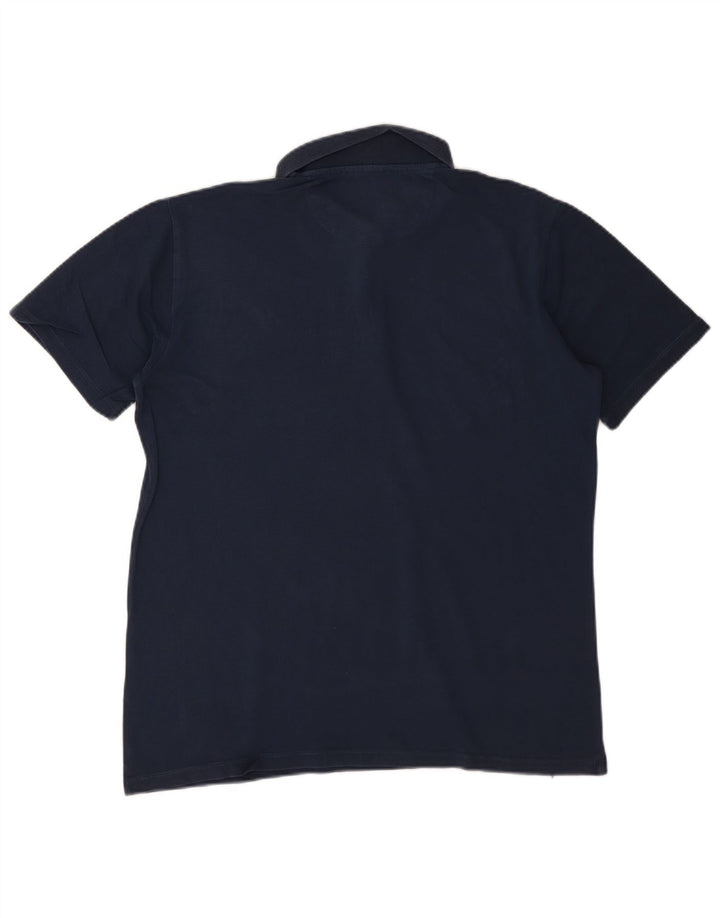 Trussardi Jeans Herren-Poloshirt, groß, Marineblau