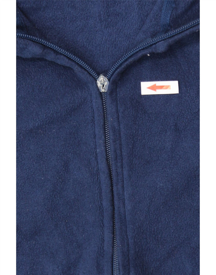 Marks & Spencer Damen Fleecejacke UK 14 Medium Marineblau Polyester