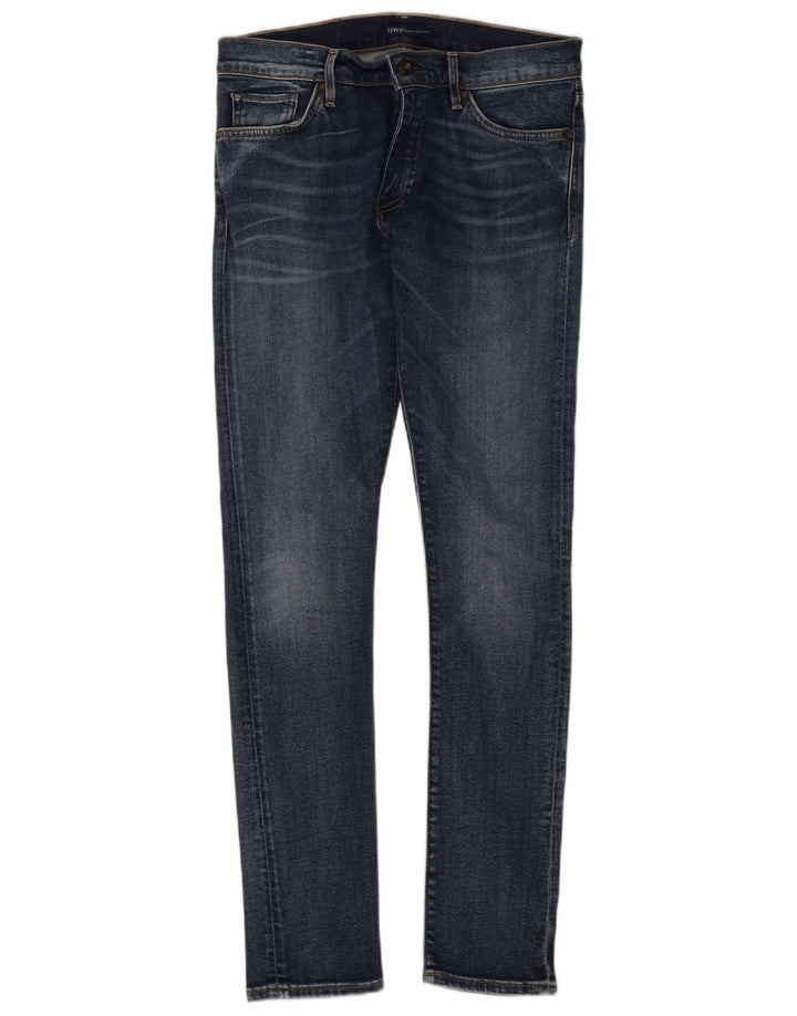 Levi's Damen Skinny Jeans W32 L29 Blaue Baumwolle