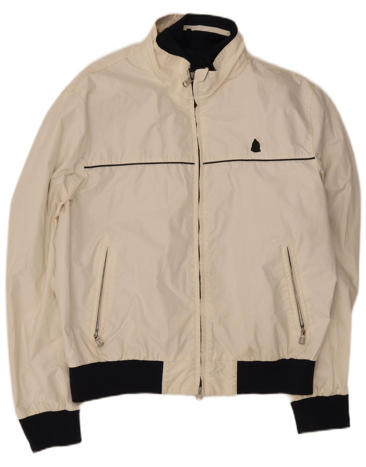 Marina Yachting Herren Bomberjacke UK 54 2XL Weiß Colourblock Polyester