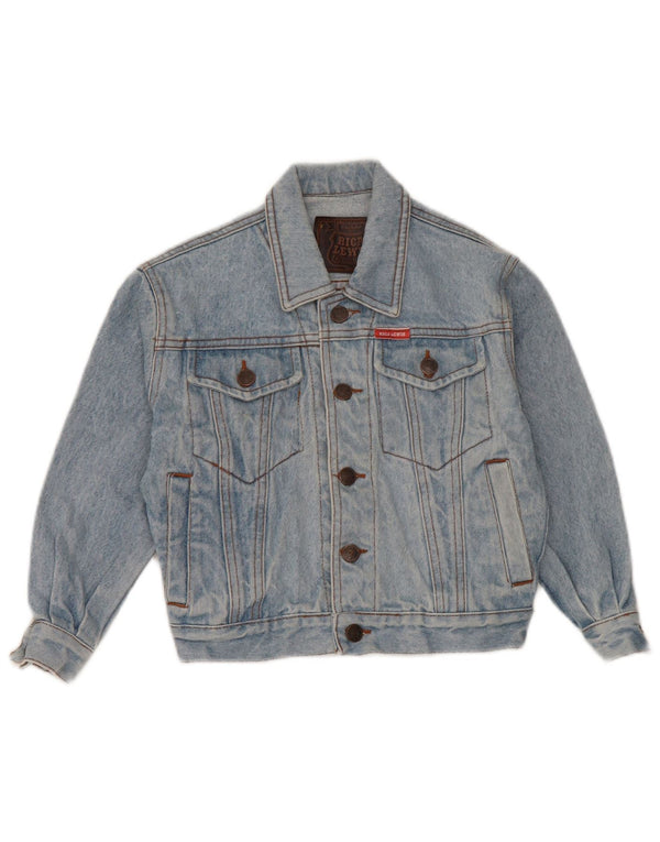 Rica Lewis Baby-Jungen-Jeansjacke mit Grafik, 18–24 Monate, blaue Baumwolle