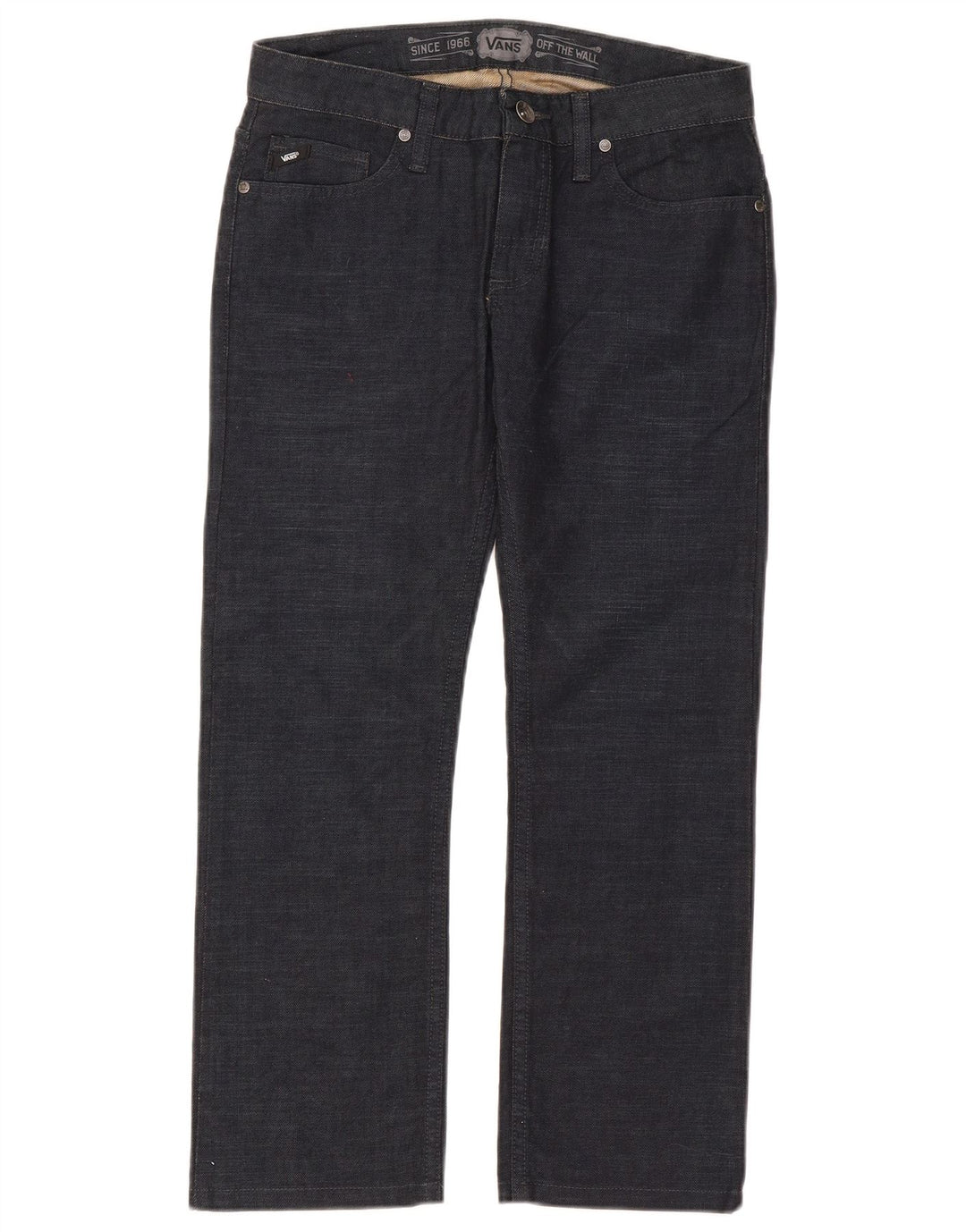 Vans Herren Straight Jeans W28 L25 Marineblaue Baumwolle