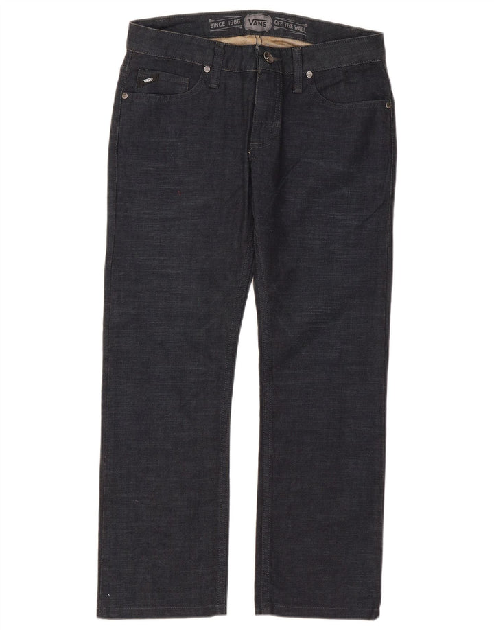 Vans Herren Straight Jeans W28 L25 Marineblaue Baumwolle